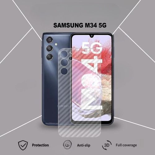 E - Skin Carbon Clear For Samsung M55 5G M54 5G M34 M32 M22  5G M23 5G M15 5G M14 5G M12 Melindungi 