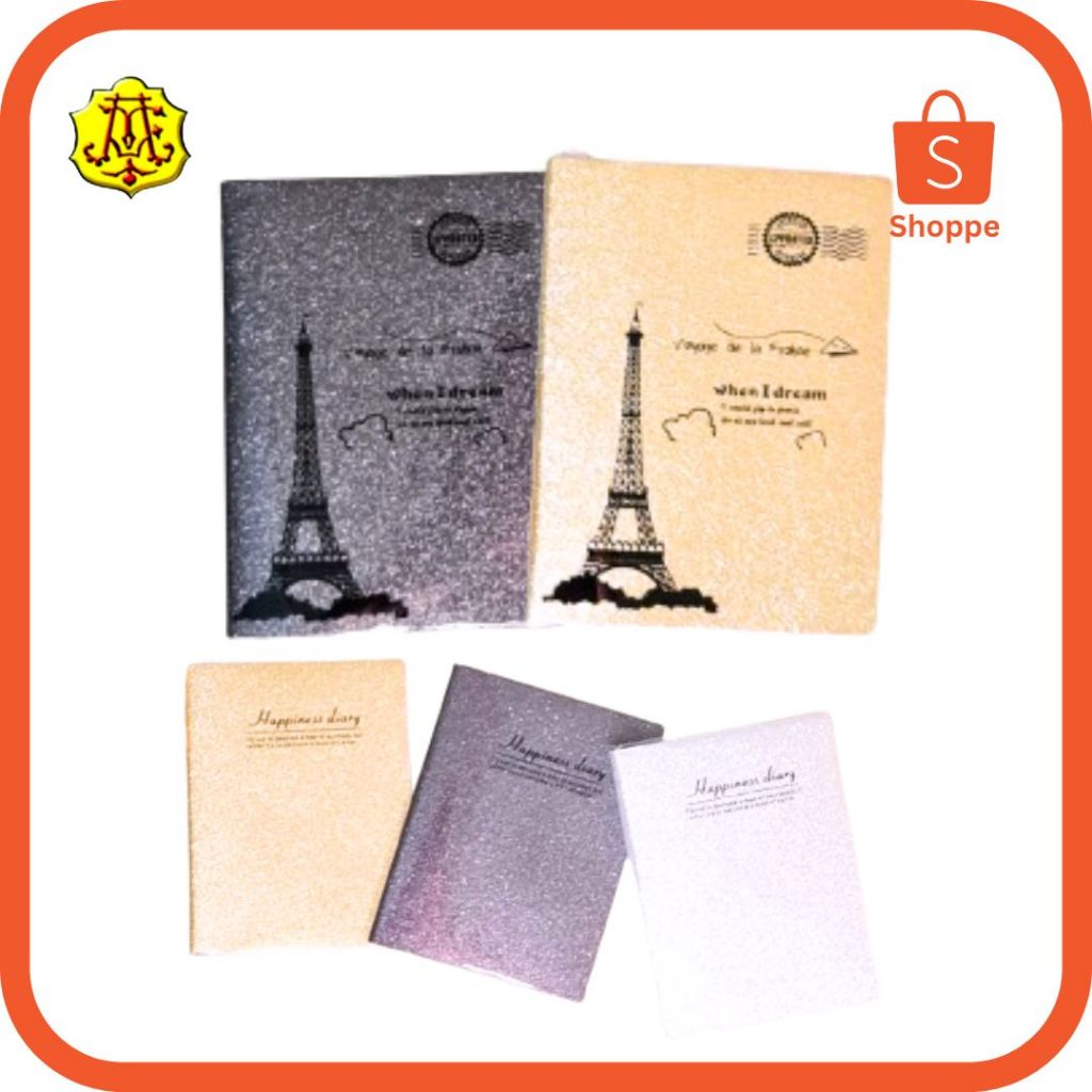

NOTEBOOK GLITTER A5/A6 / NOTEBOOK KEKINIAN