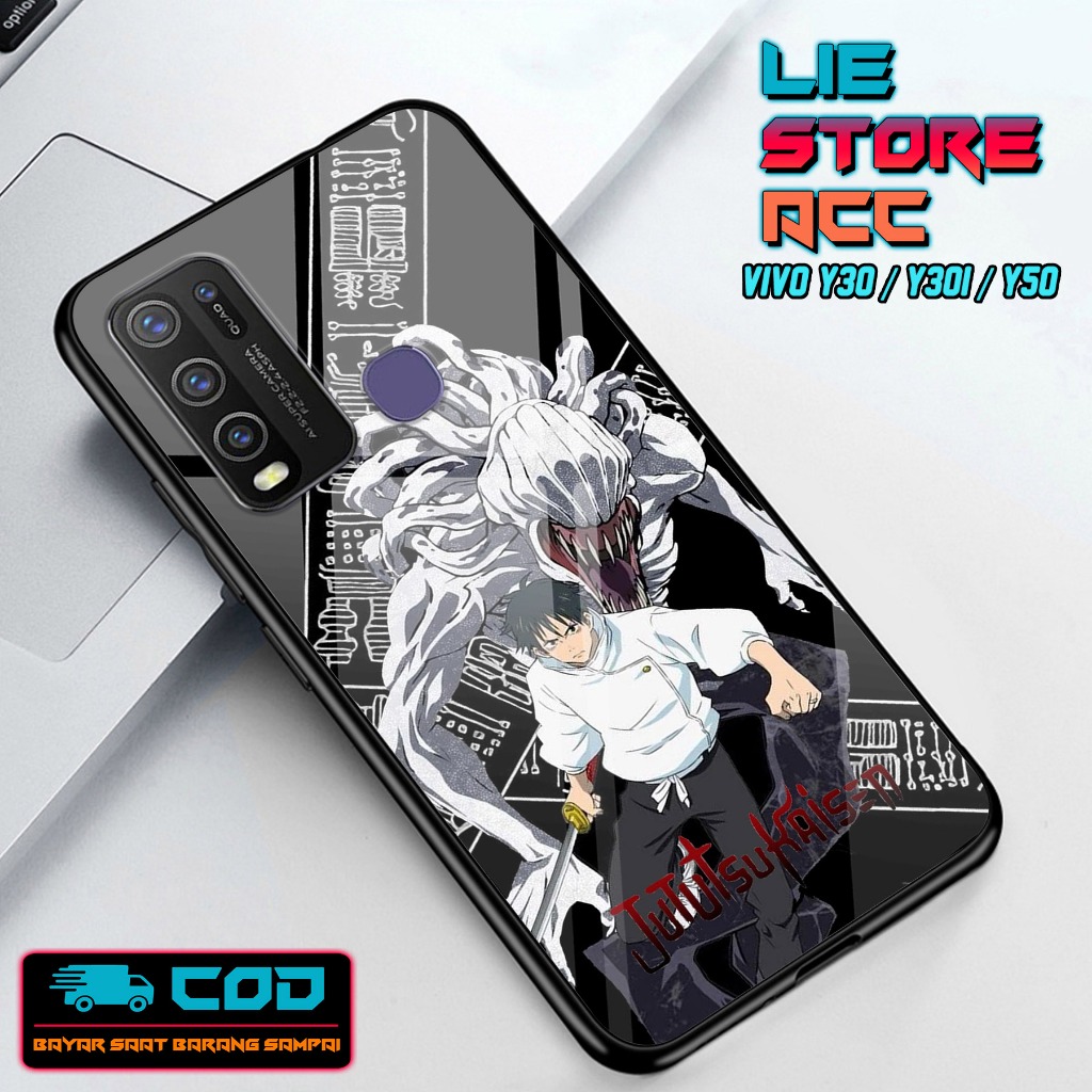 Case Vivo Y30 Y30I Y50 - Casing Vivo Y30 Y30I Y50 - ( Anime Jujutsu Kaisen ) - Case Hp - Casing Hp -