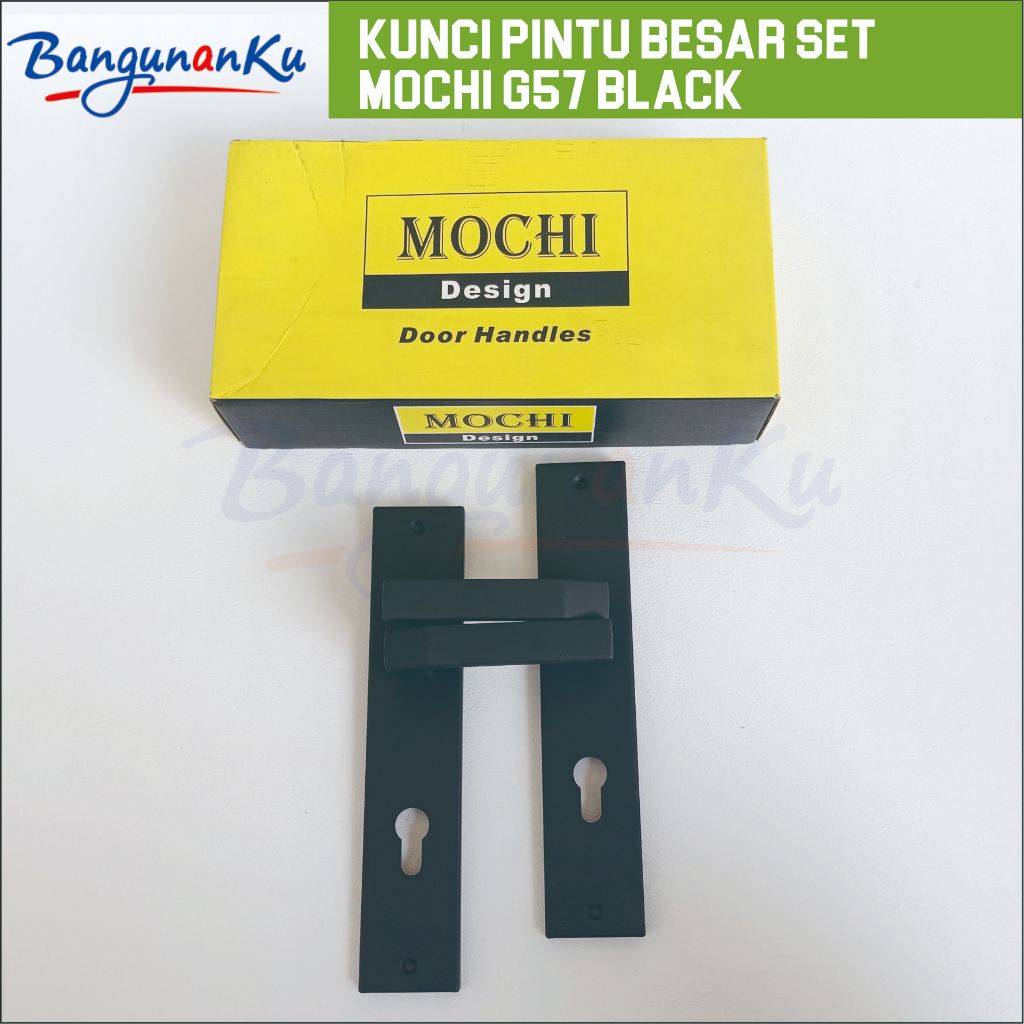 KUNCI PINTU BESAR SET MOCHI BLACK / KUNCI PINTU SET / DOORLOCK