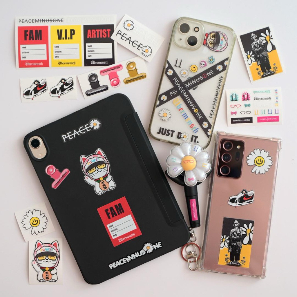 

Stiker Vinyl Transparan Peace Minus One PMO G Dragon 02