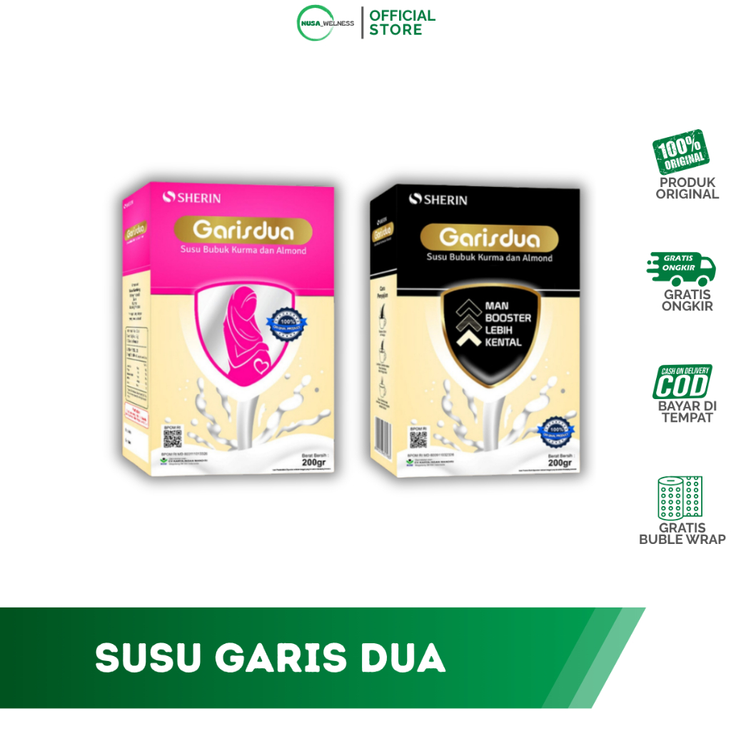 

SUSU GARIS DUA | Susu Etawa Kambing Pria dan Pejuang Promil | Extra Almond