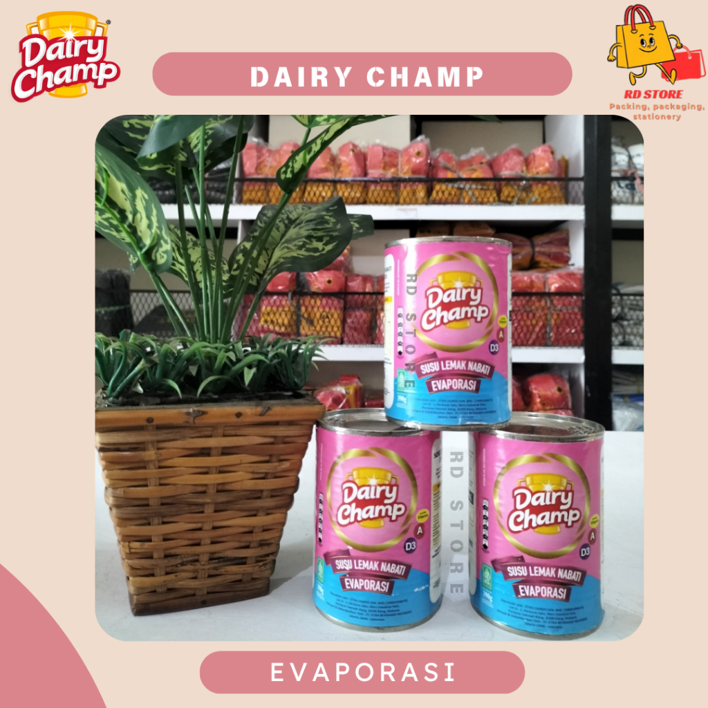 

Dairy champ evaporasi / Susu evaporasi dairy champ / Susu evaporasi / Dairy champ evaporasi 390 gram
