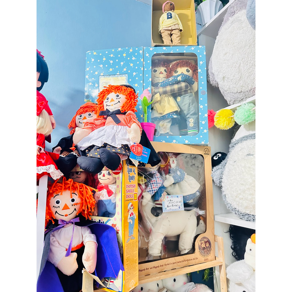 Raggedy ann & andy vintage couple limited edition