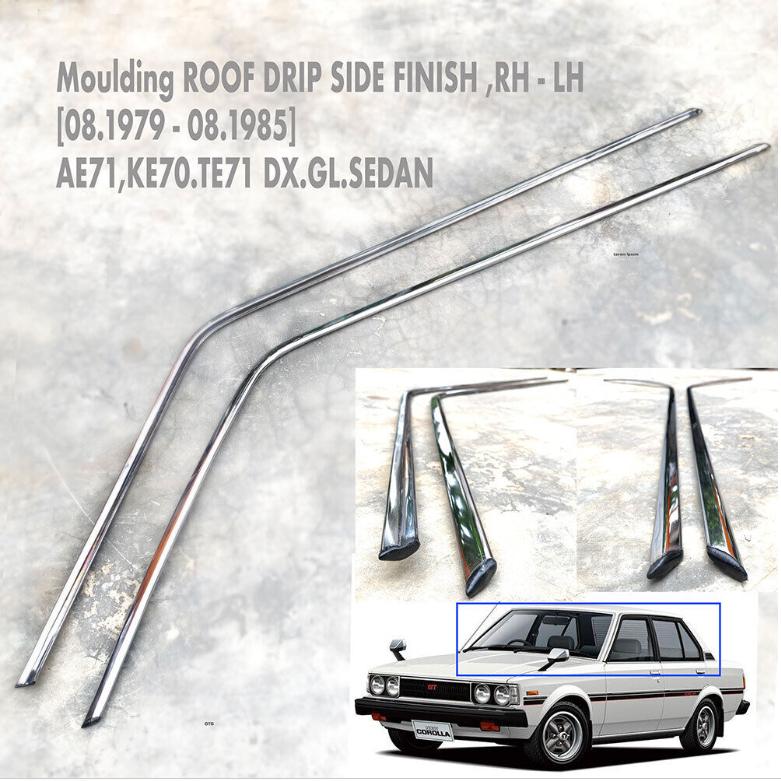 Lis Talang Air Toyota Corolla KE70 DX 1980 81 82 83