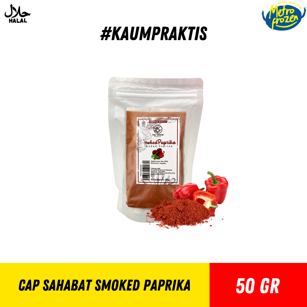 

CAP SAHABAT Smoked Paprika 50gr //paprika bubuk //smoked paprika //cap sahabat