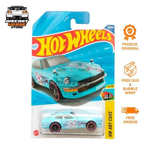 Hot Wheels Datsun 240z Biru | Diecast miniatur mobil Hotwheels JDM mainan anak