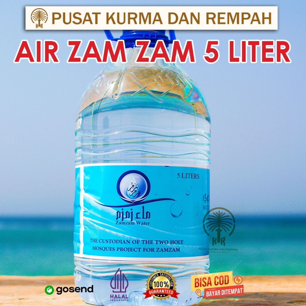 

Air Zamzam 5 Liter – Original Langsung dari Mekkah, 100% Murni & Halal