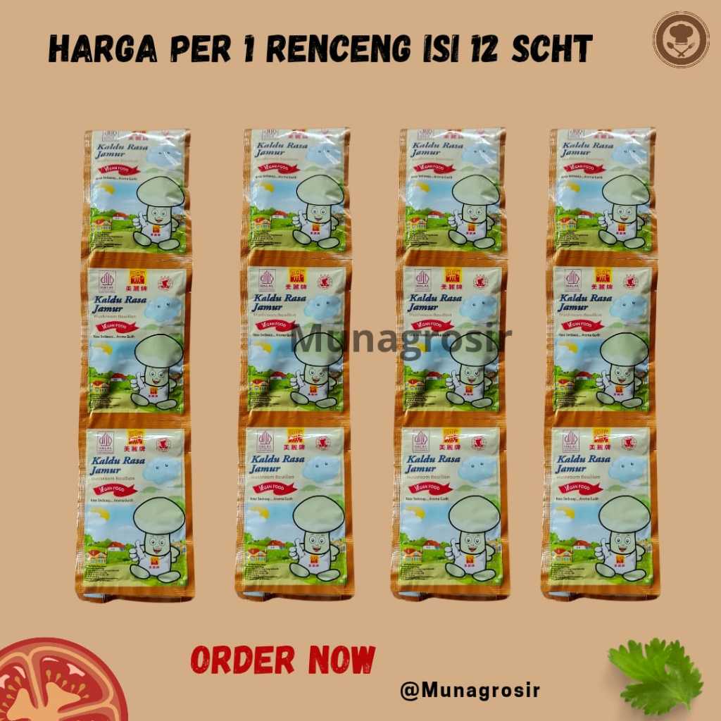 

Totole Bumbu Kaldu Jamur Renceng Isi 12 sachet