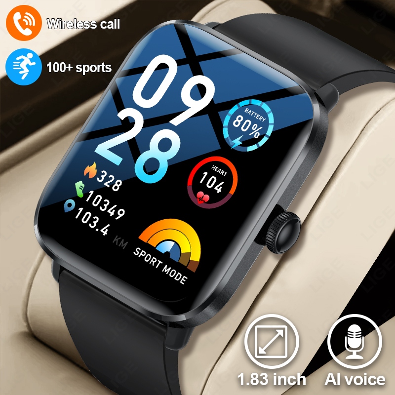 Promo Terbaru Lige Amoled Smart Watch Wanita Panggilan Bluetooth Fungsi Fisiologis Wanita Jam