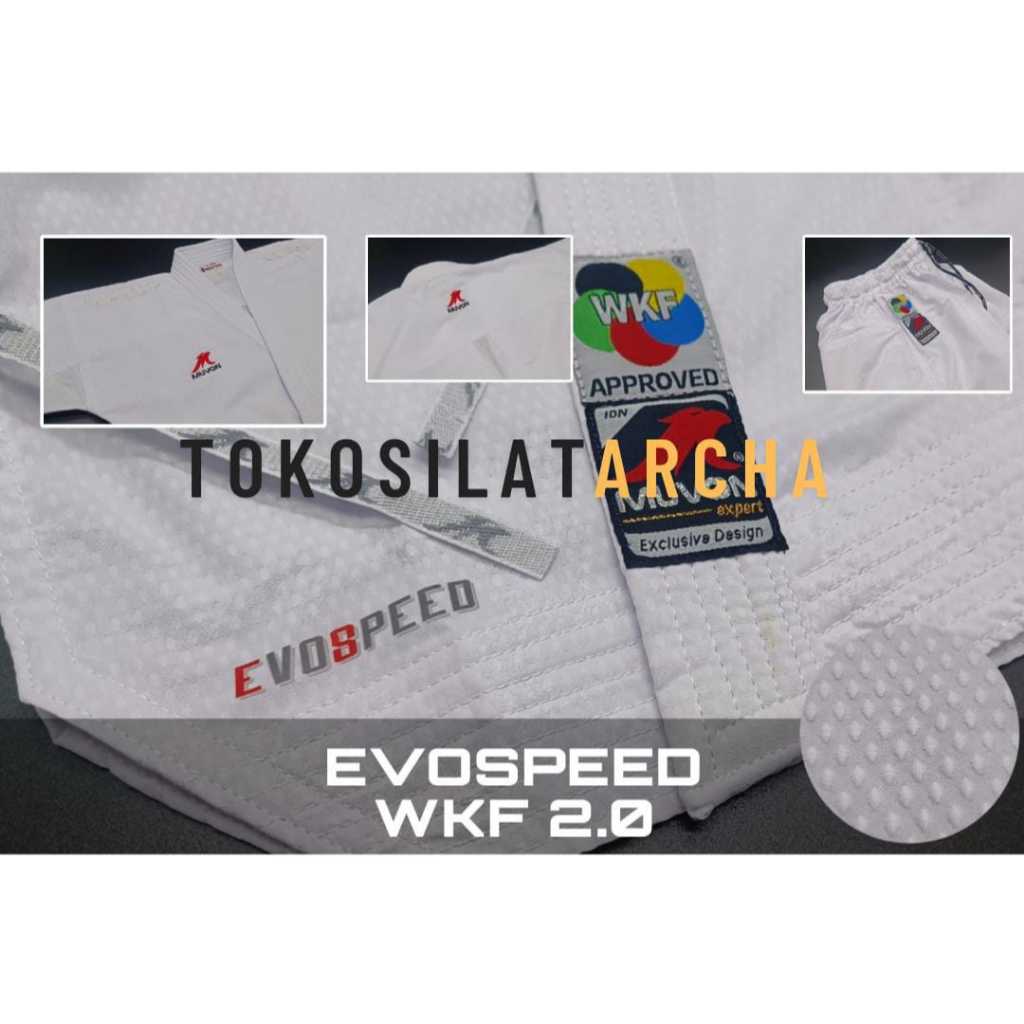 Baju Karate Kumite WKF Muvon Evospeed 2.0 Original | Gi Kumite Ringan Standar Internasional