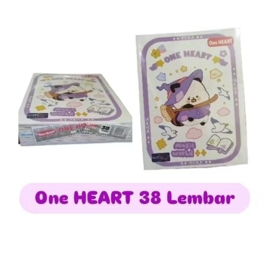 

Buku Tulis One Heart 38 lembar