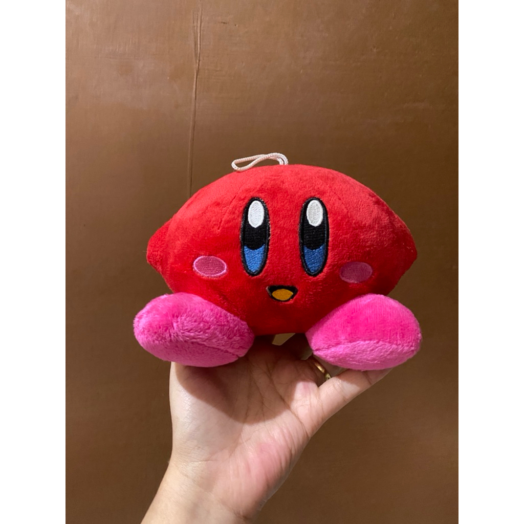 Boneka Karakter Red Kirby size 21x11cm Original / Boneka Red Kirby / Boneka Kirby Original / Boneka 