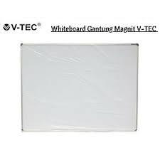 

V-TEC Whiteboard Non Magnet Gantung Uk 50 X 70CM
