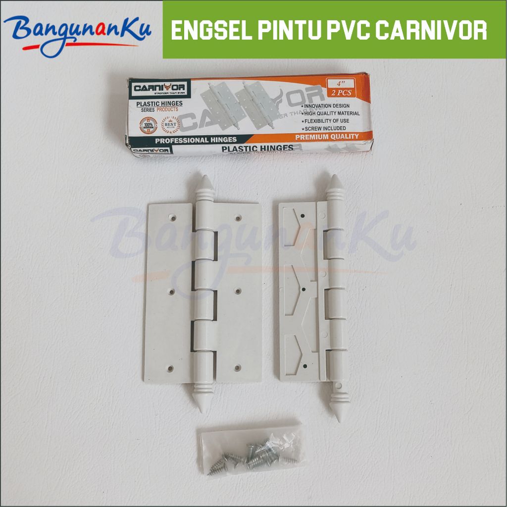 ENGSEL PINTU PVC CARNIVOR /ENGSEL PVC/ENGSEL RINGAN /ENGSEL BIASA /SENDI PINTU
