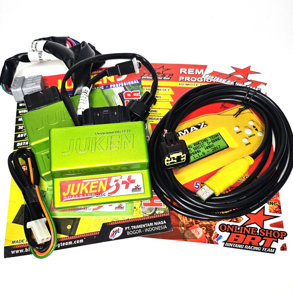 ECU BRT Ecu Juken 5 5++ Plus Plus & KABEL USB BRT ALL NEW NMAX ALL NEW AEROX LEXI 125 AEROX OLD Dual