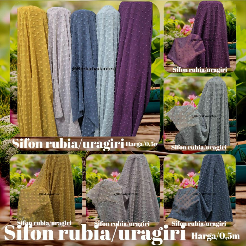 KAIN SIFON RUBIAH PREMIUM - KAIN SIFON URAGIRI PREMIUM - KAIN SIFON HARGA/0,5M