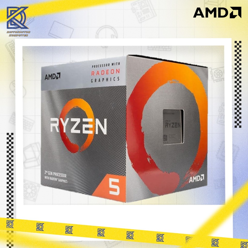 AMD PROCESSOR RYZEN 5 3400G WITH RADEON RX VEGA 11 GRAPHIC