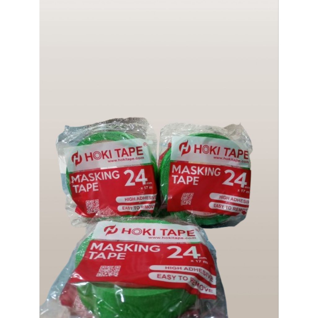 

Masking Tape / Lakban Kertas Warna Hijau ( 24mm x 20 yard)
