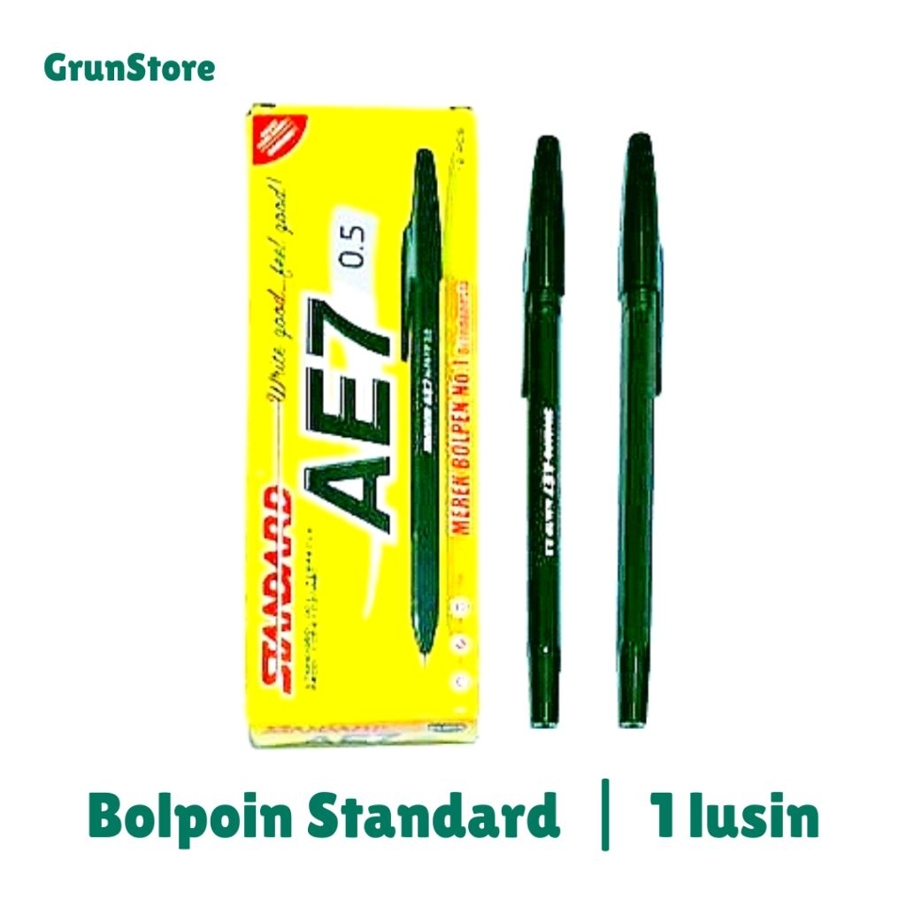

Bolpoin standard AE7 0.5 hitam 1 pack