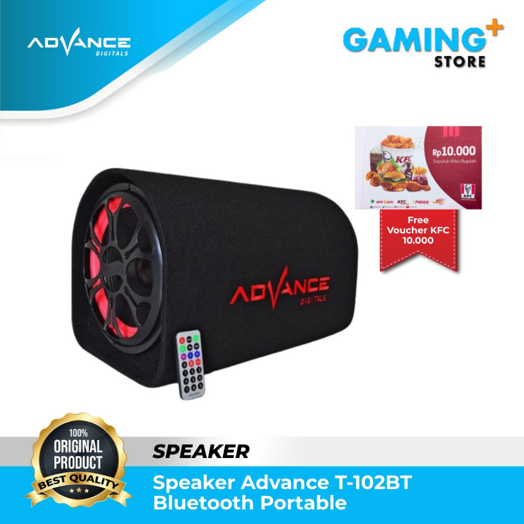 Advance Speaker T-102 / T102 BT ( Subwoofer + Bluetooth + Bass )