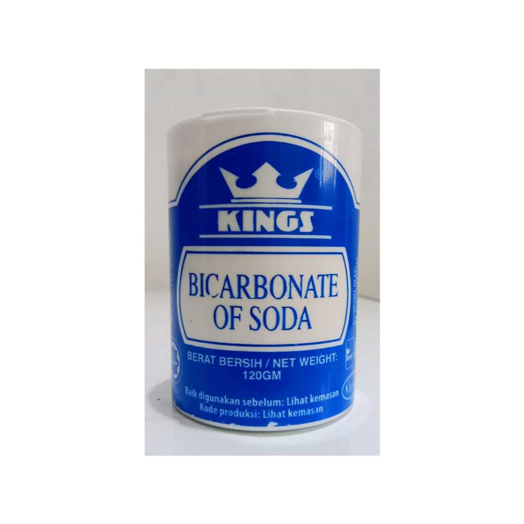 

KING BICARBONATE OF SODA 120 GRAM/SODA KUE/BAKING SODA/NATRIUM BIKARBONAT 120 GRAM/PENGEMBANG KUE