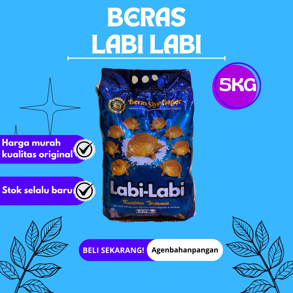 

beras labilabi 5kg, original pabrik, beras mekar