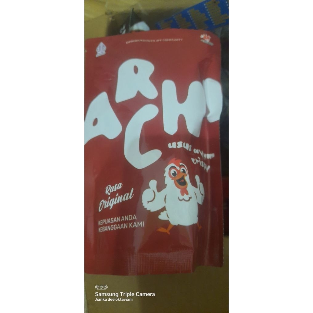 

Archi usus krispy original 350 gr sudah dapat saos