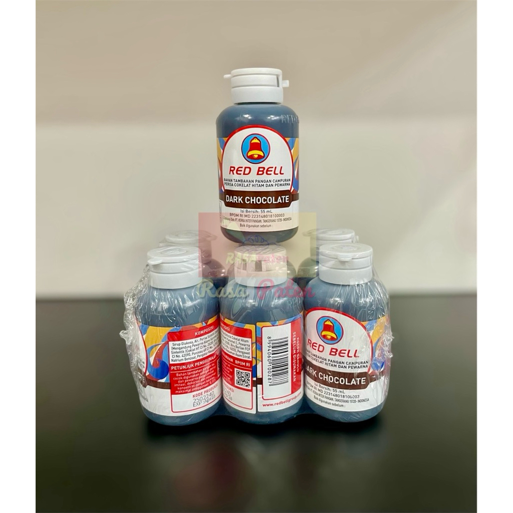 

RED BELL PASTA 55 ml DARK COKLAT Halal BPOM RI COD Satuan / Lusinan