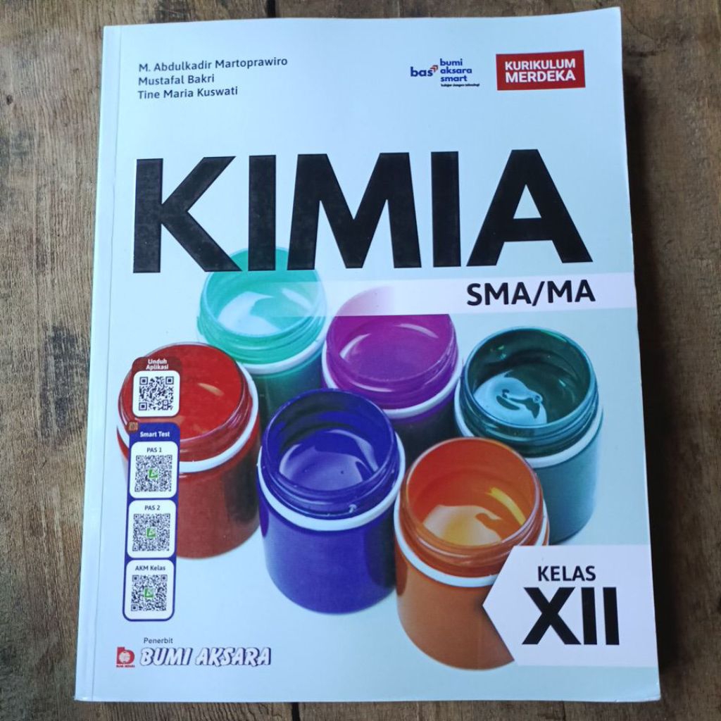 BUKU KIMIA KELAS 3 XII 12 SMA KURIKULUM MERDEKA BUMI AKSARA