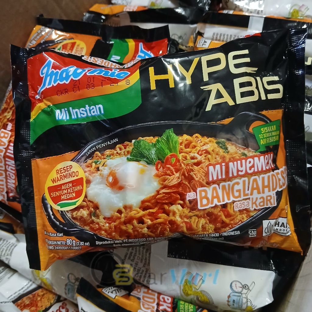 

INDOMIE Mi Nyemek BANGLADESH 85g Satuan HYPE ABIS