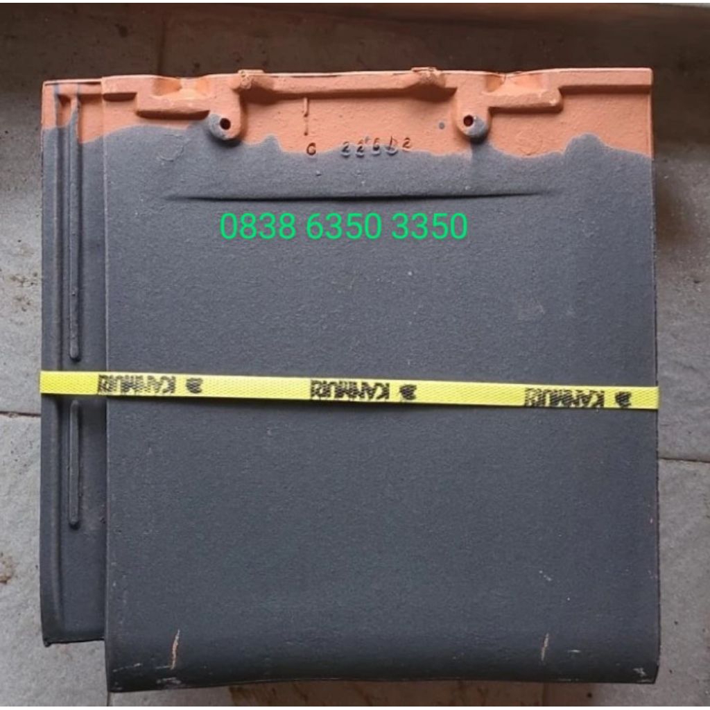 Genteng kanmuri full Flat medi grey ori