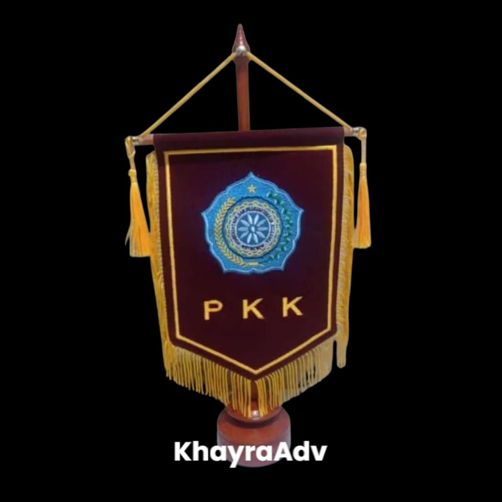 

bendera meja PKK + tiang