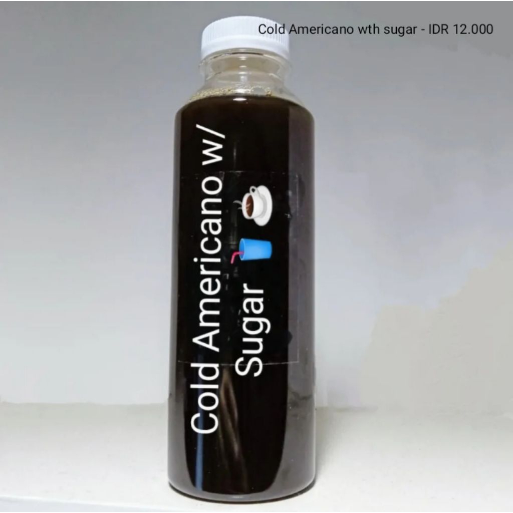 

Cold Americano with sugar - 250 ml