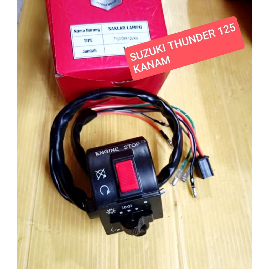 Holder saklar kanan Suzuki Thunder 125 Thunder125  kabel 9