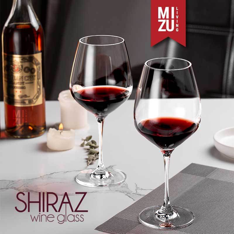 MIZU SHIRAZ Wine Glass Gelas Wine Goblet Red Wine Glass Gelas Anggur Merah Gelas Minum Wine Gelas Co