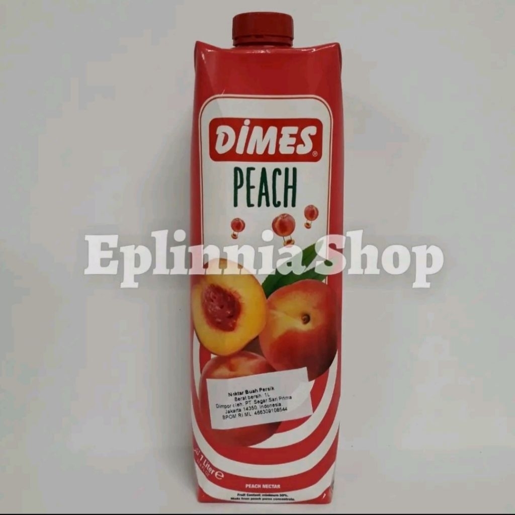 

Dimes Classic Peach Nectar Juice 1 Liter - Jus Buah Persik