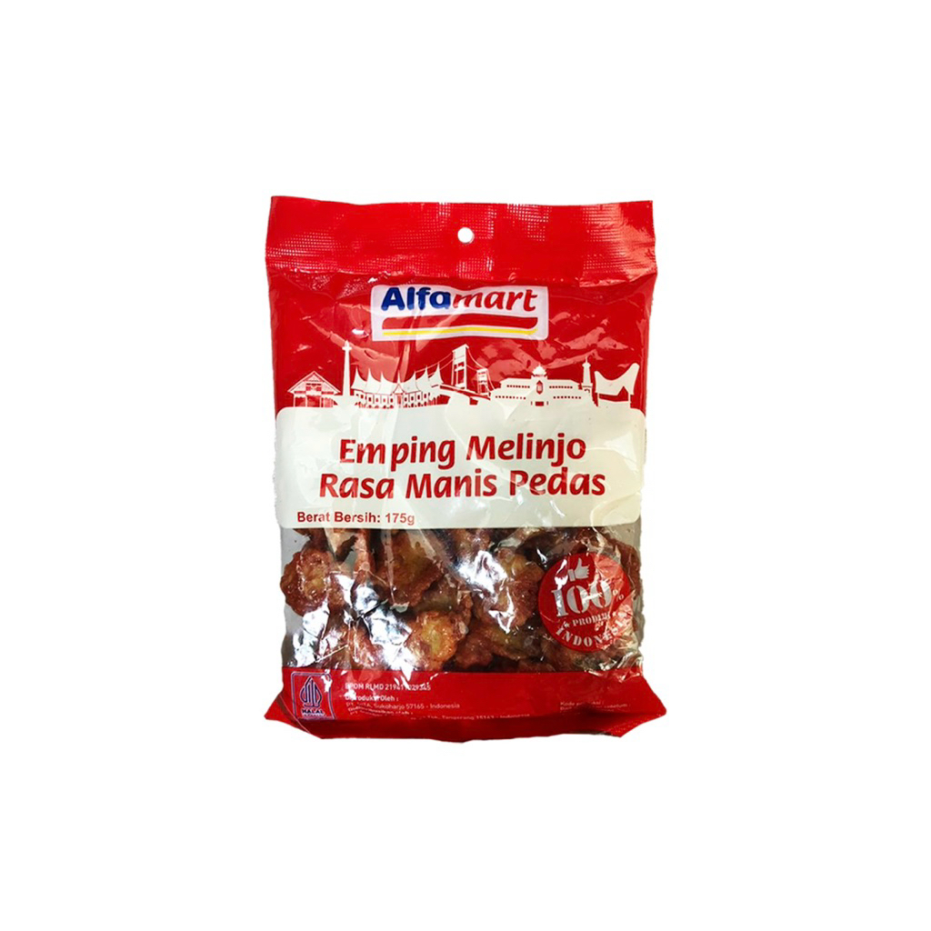 

Emping Manis Pedas 175 gram merek Alfamart