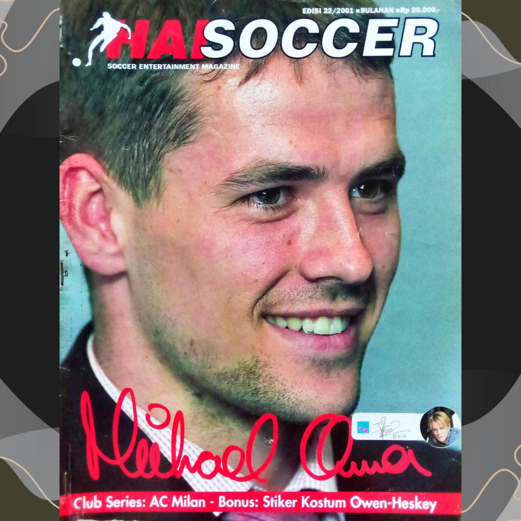 Buku Majalah HaiSoccer Hai Soccer Edisi Michael Owen