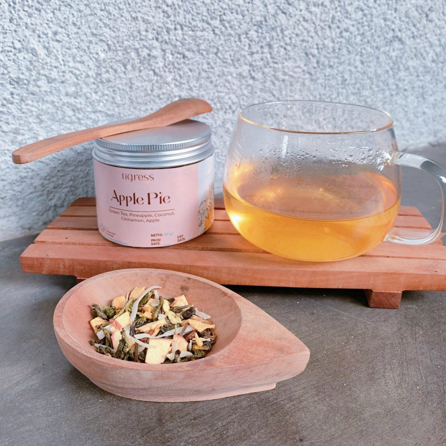 

Apple Pie Tea / Green Tea Blend / Tigress sachet dan tea bags
