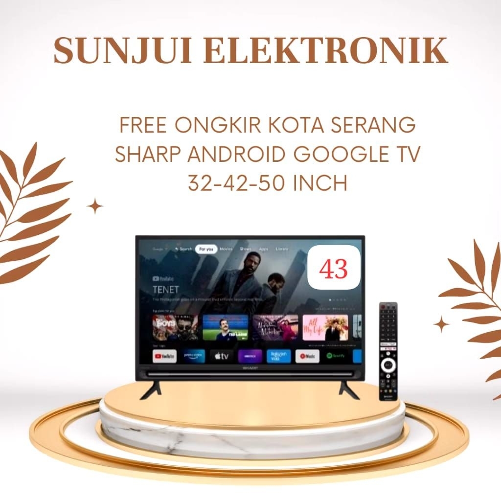 TV ANDROID 43INCH SHARP 43GH3000