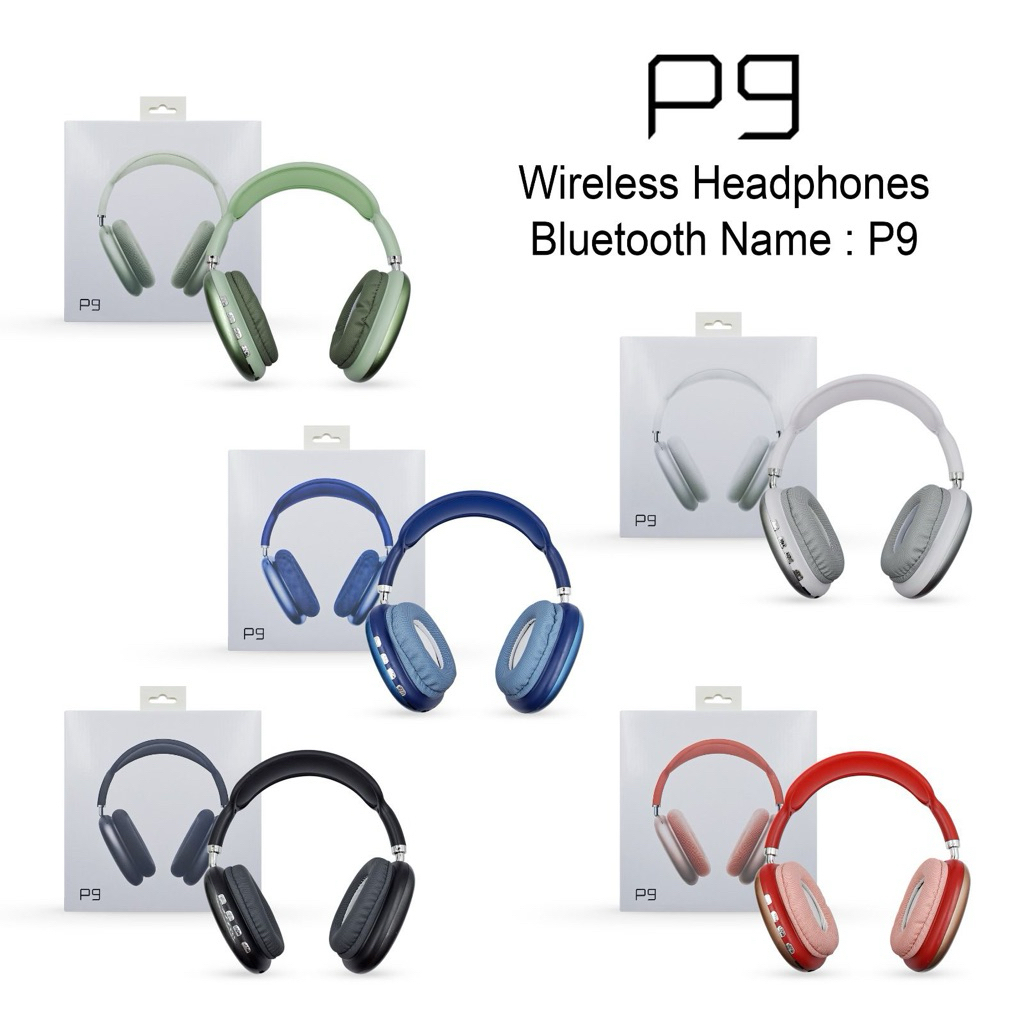 Termurahh Headphone Bluetooth P9 Macaron