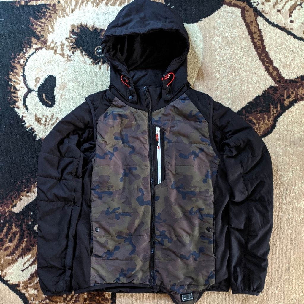 Jaket Camo Windcore Dual 4 Rider Heat 2 Way Jacket