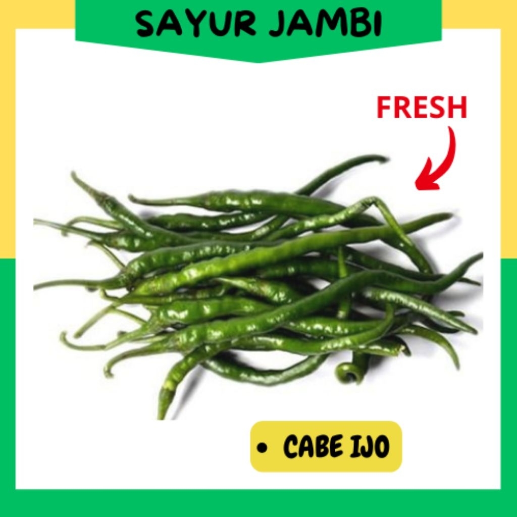 

Cabe ijo 250gr~Sayurjambi
