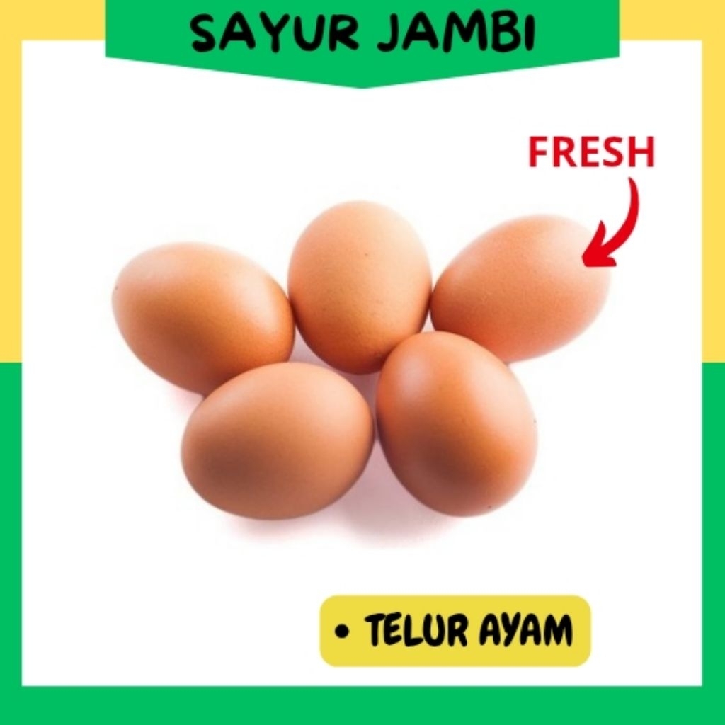 

Telur Ayam Negri/10 Butir~Sayurjambi