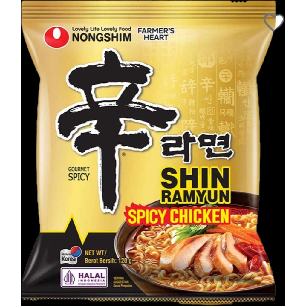 

Nongshim Shin Ramyun Spicy Chicken&Stir Fry Cheese 120/136g