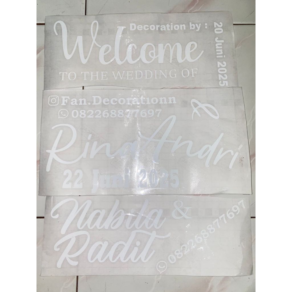

Custome Stiker Cutting
