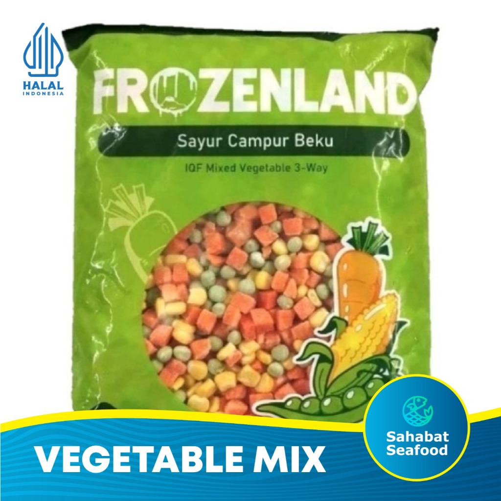

Mix Vegetables 4Ways|Campuran Sayuran Frozen 1Kg