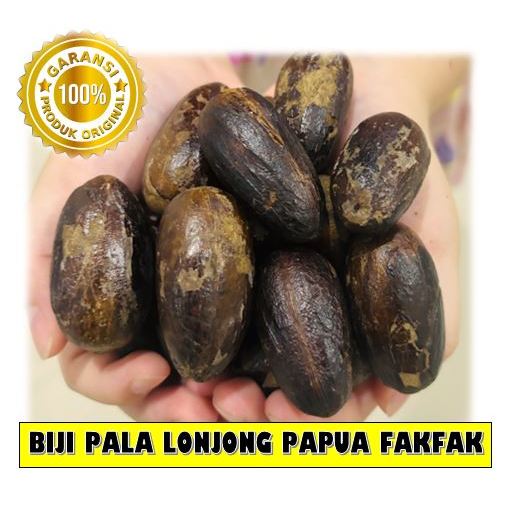 

Biji Pala Lonjong PAPUA FAKFAK ORIGINAL ASLI Biji Pala Kulit Kualitas Premium Ekspor