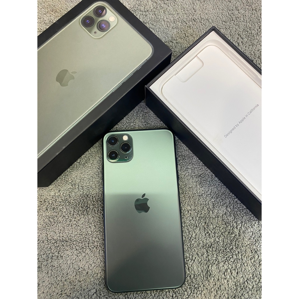 iPhone 11 Pro Max 256GB Green Bh 90% Ex inter kemenperint